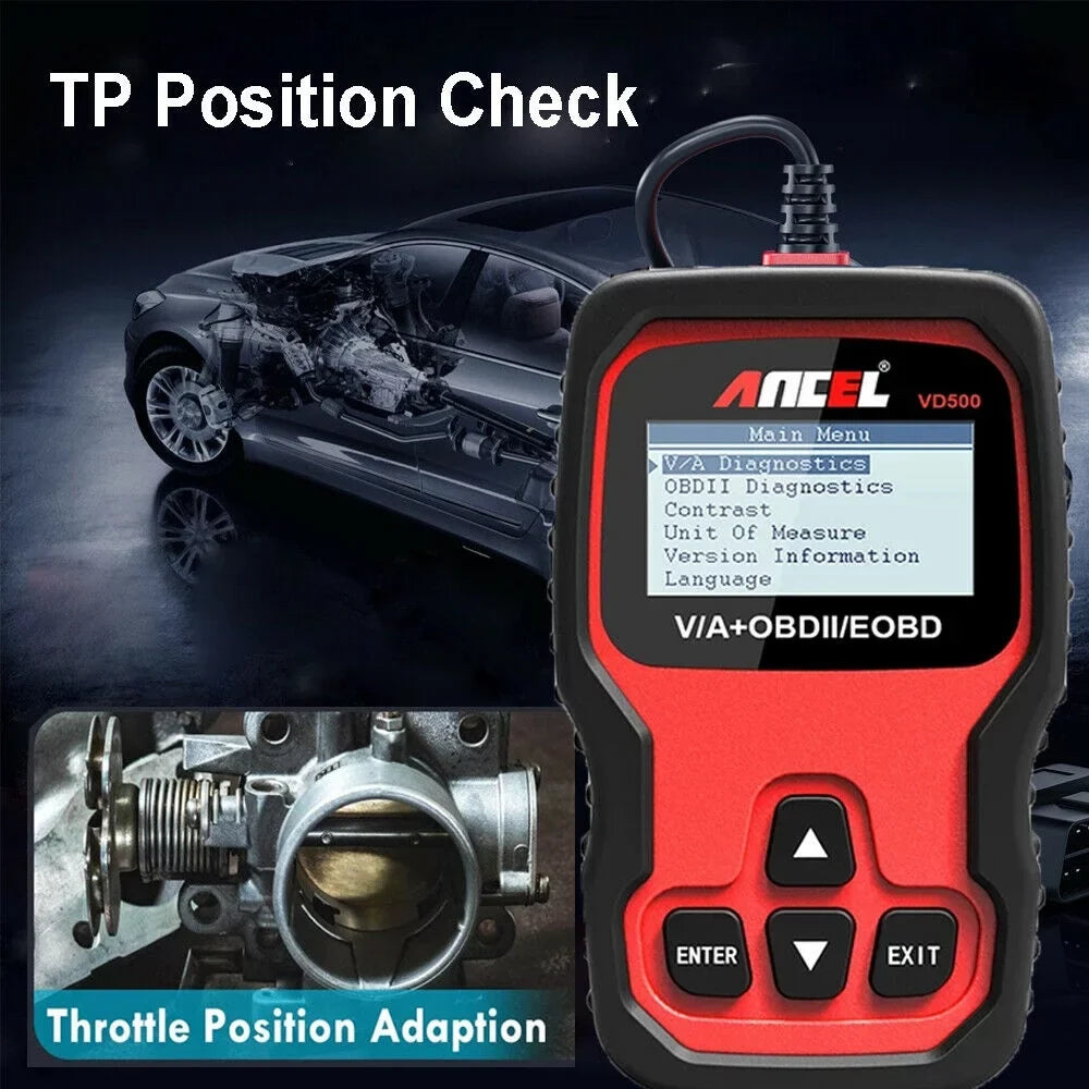 Ancel All System ABS SRS EPB IMMO Oil Automotive OBD2 Scanner EPB OIL Throttle Adapation Code Reader for VW Audi Skoda Seat Diagnostic Tool