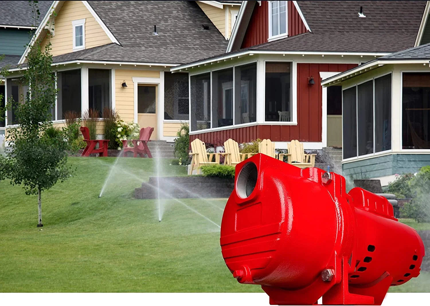 Red Lion SPRK200 2 Horsepower 76 GPM 230V Cast Iron Irrigation Sprinkler Pump