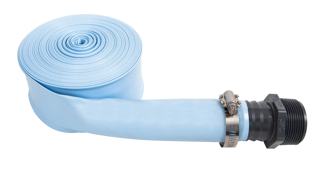 Swimming Pool 2" Backwash Discharge Hose - 100 ft long