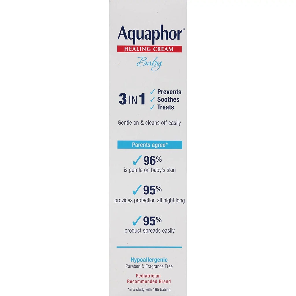 Aquaphor Baby Diaper Rash Cream 3.5 Ounce Pack of 3