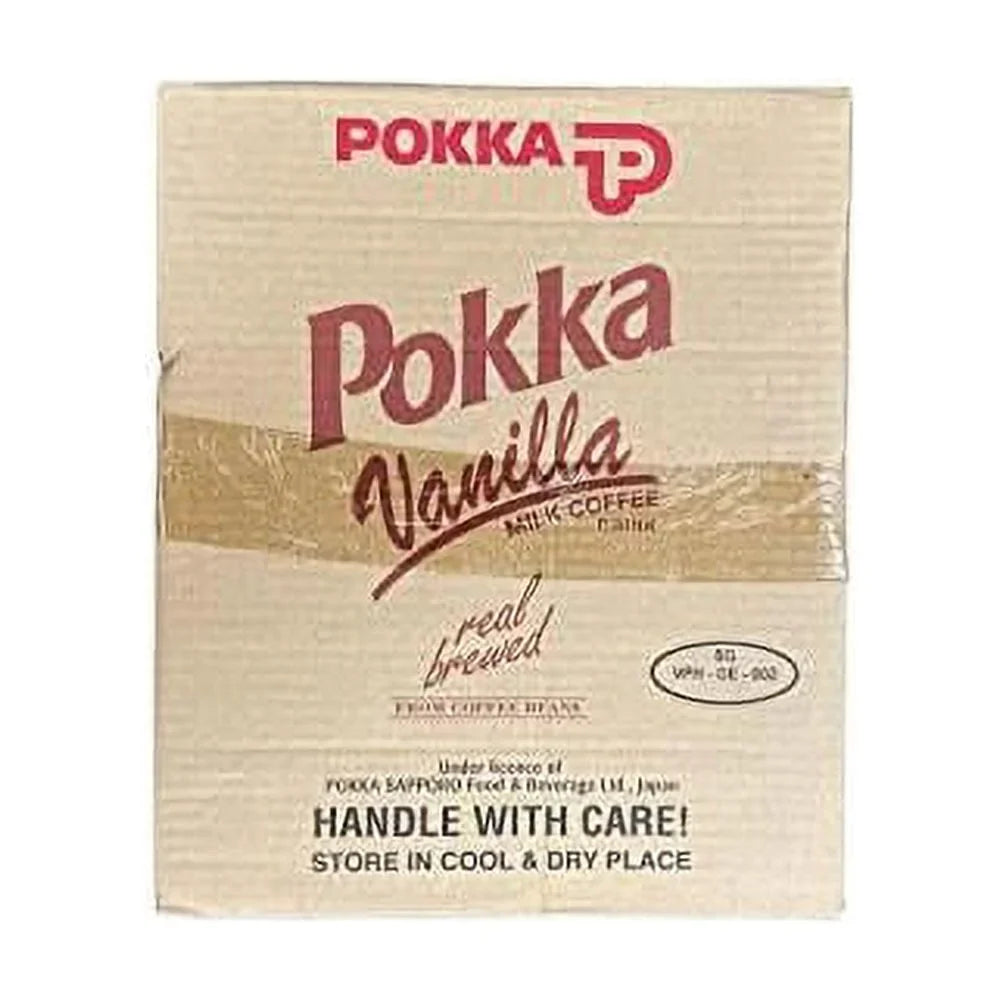 POKKA Coffee 9-Pack Set - Milk Coffee, Vanilla Coffee, Cappuccino, 8.1 Fl Oz (240Ml) Each (Vanilla Coffee - Pack Of 30 (1 Case))