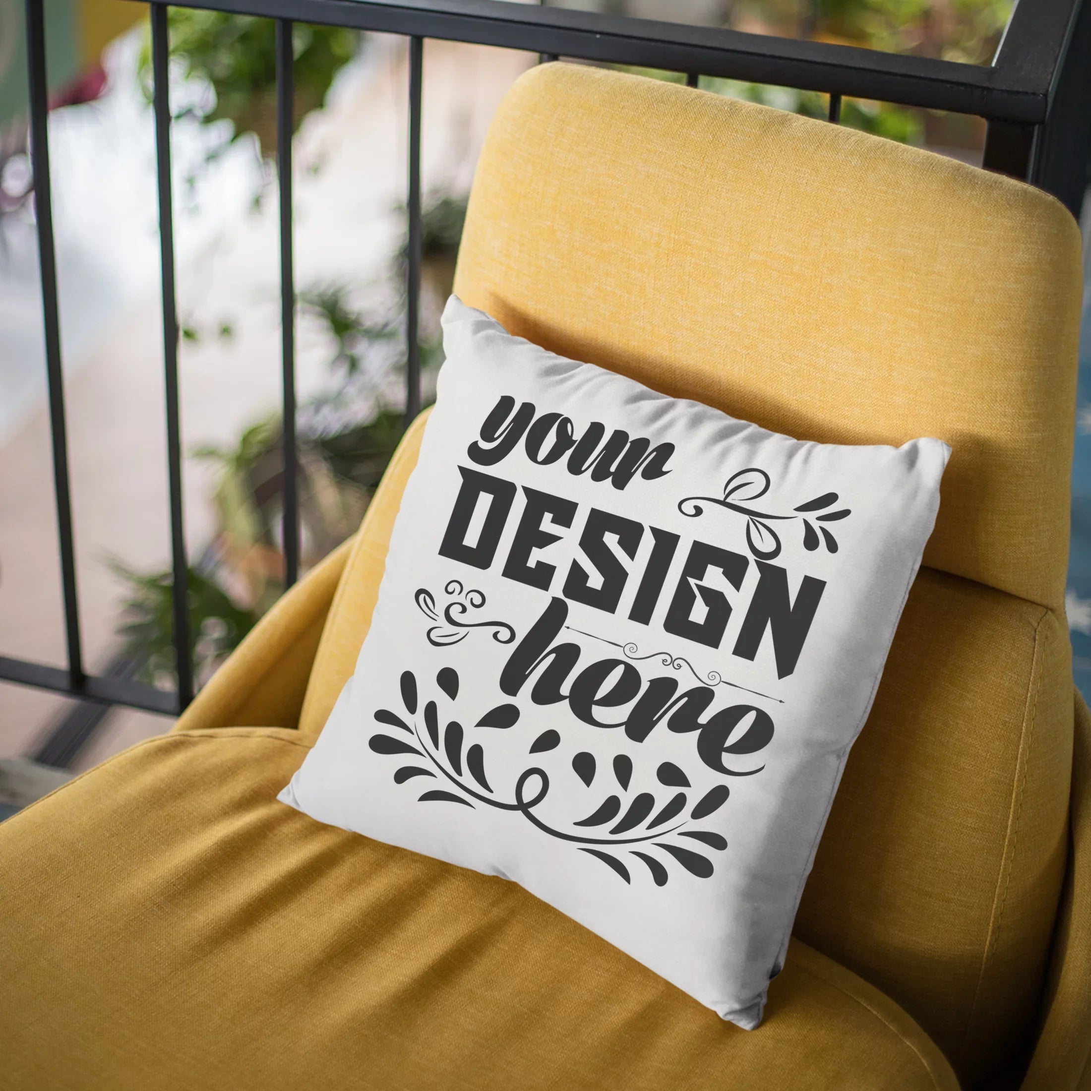 Makeup Is My Life w/ Compact Mirror & Lipstick Design - Beauty Themed Merch for Makeup Artist or Cosmetologist, Gift for Makeup Lovers, Pillow Protection White 20X20 IN