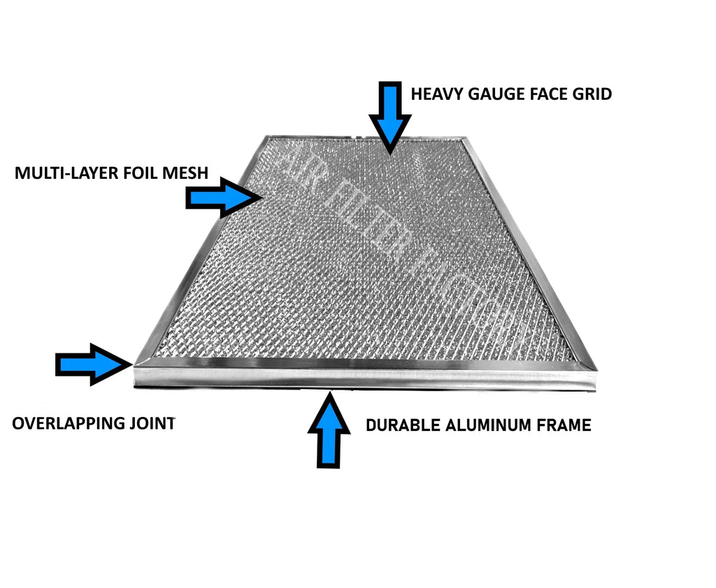 2-Pack 123324‐004, 123324004, TRN123324004 Matching with Trion Aluminum Furnace HVAC Pre/Post Filters By Air Filter Factory