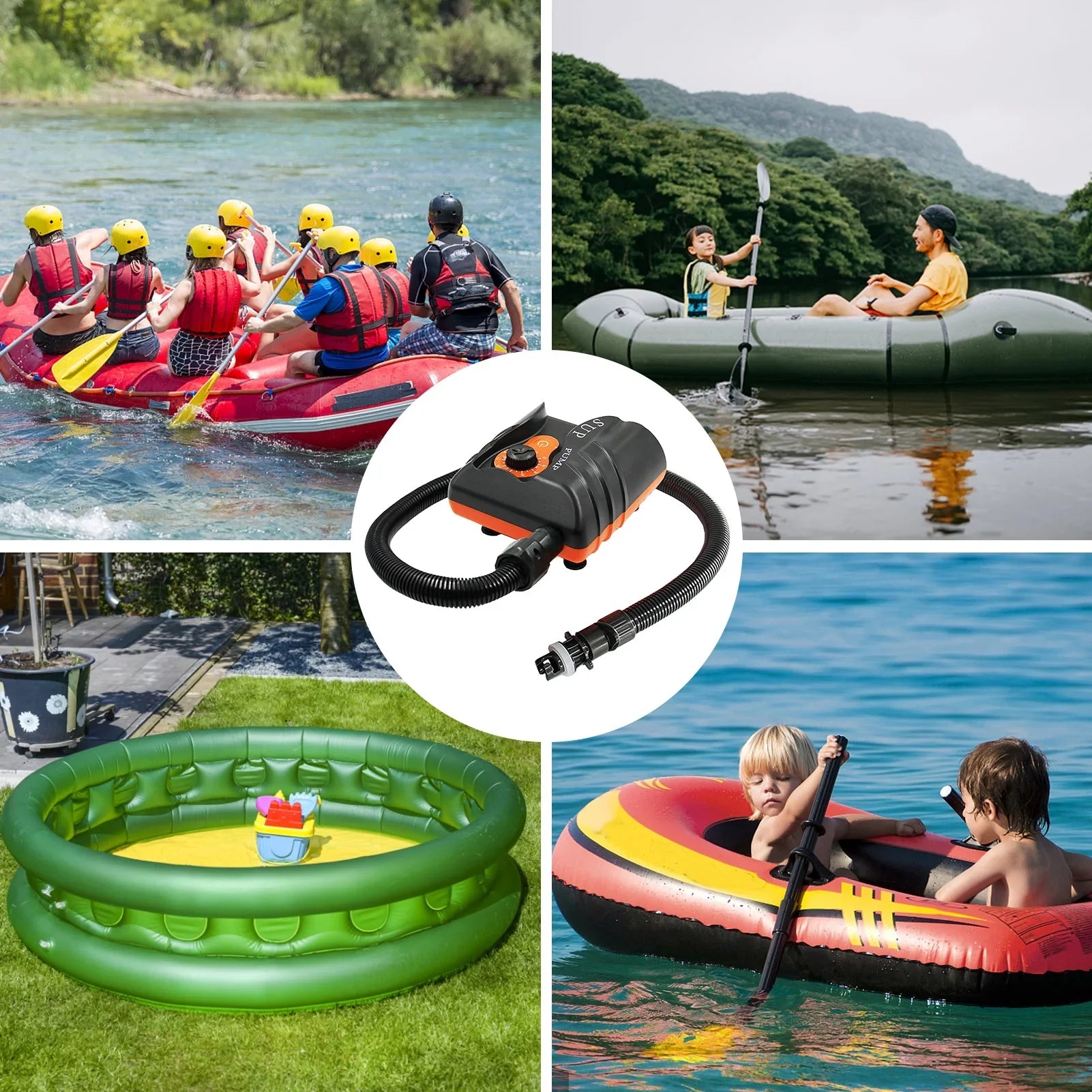 Inflation Pump,16psi Inflation Air 6pcs Nozzles Inflatable With 6pcs Nozzles Pump With 6pcs Inflatable And Air Pump And Ship Pump Huiop 16psi Mewmewcat Inflation Pump 16psi Zdhf
