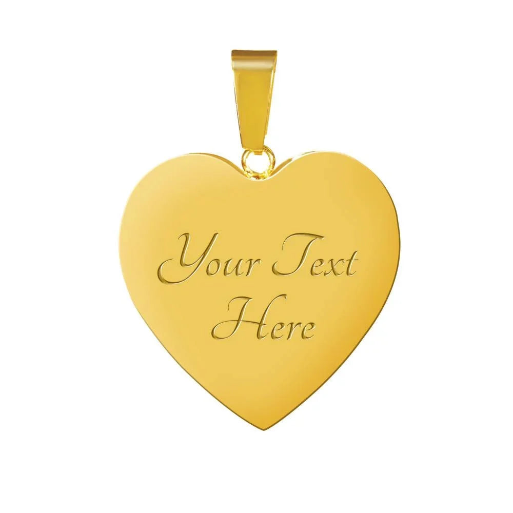 My Love is Yours Pink Heart Bangle Stainless Steel or 18k Gold 18-22"