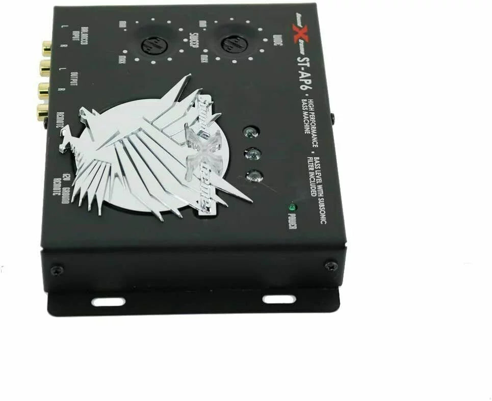 SoundXtreme ST-6 1/2 Din Car Audio Digital Processor, 13.5V, Bass Maximizer Bundle