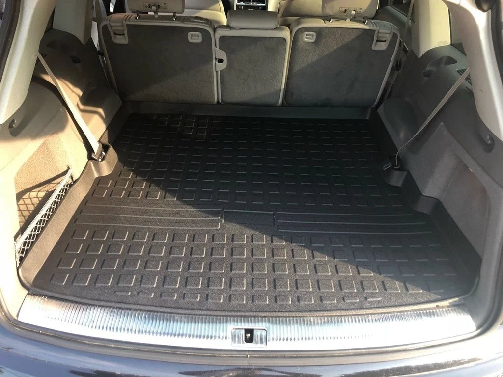 Laser measured custom fit Trunk Cargo Rubber Tray Liner for Audi Q7 2007-2015