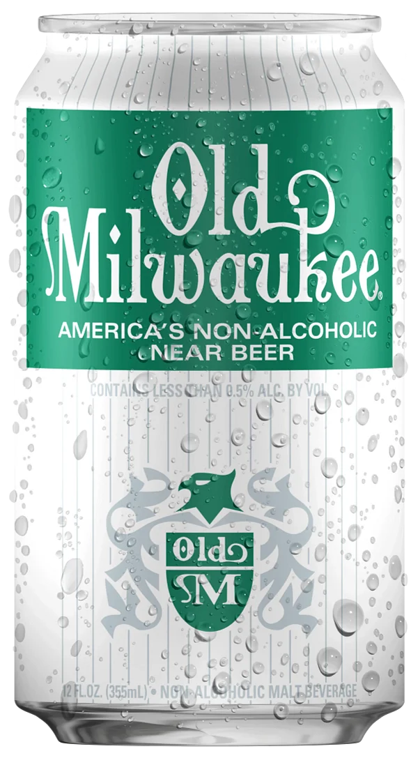 Old Milwaukee (Pack of 24) Non Alcoholic 12oz Cans Beer Brewed For That Wonderful World Of Leisure (Includes 24 Individual 12oz Old Mil Cans)