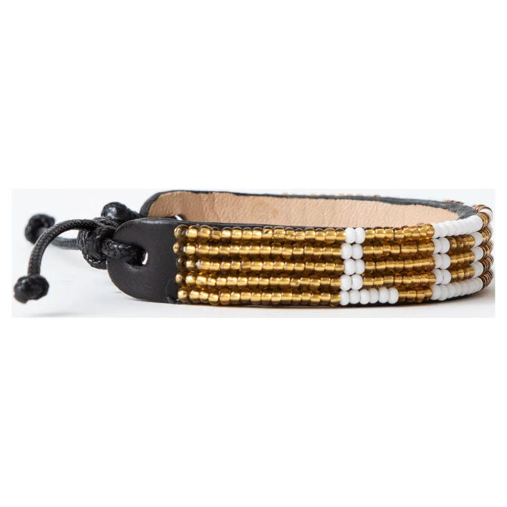 LOVE Bracelet - Gold/White