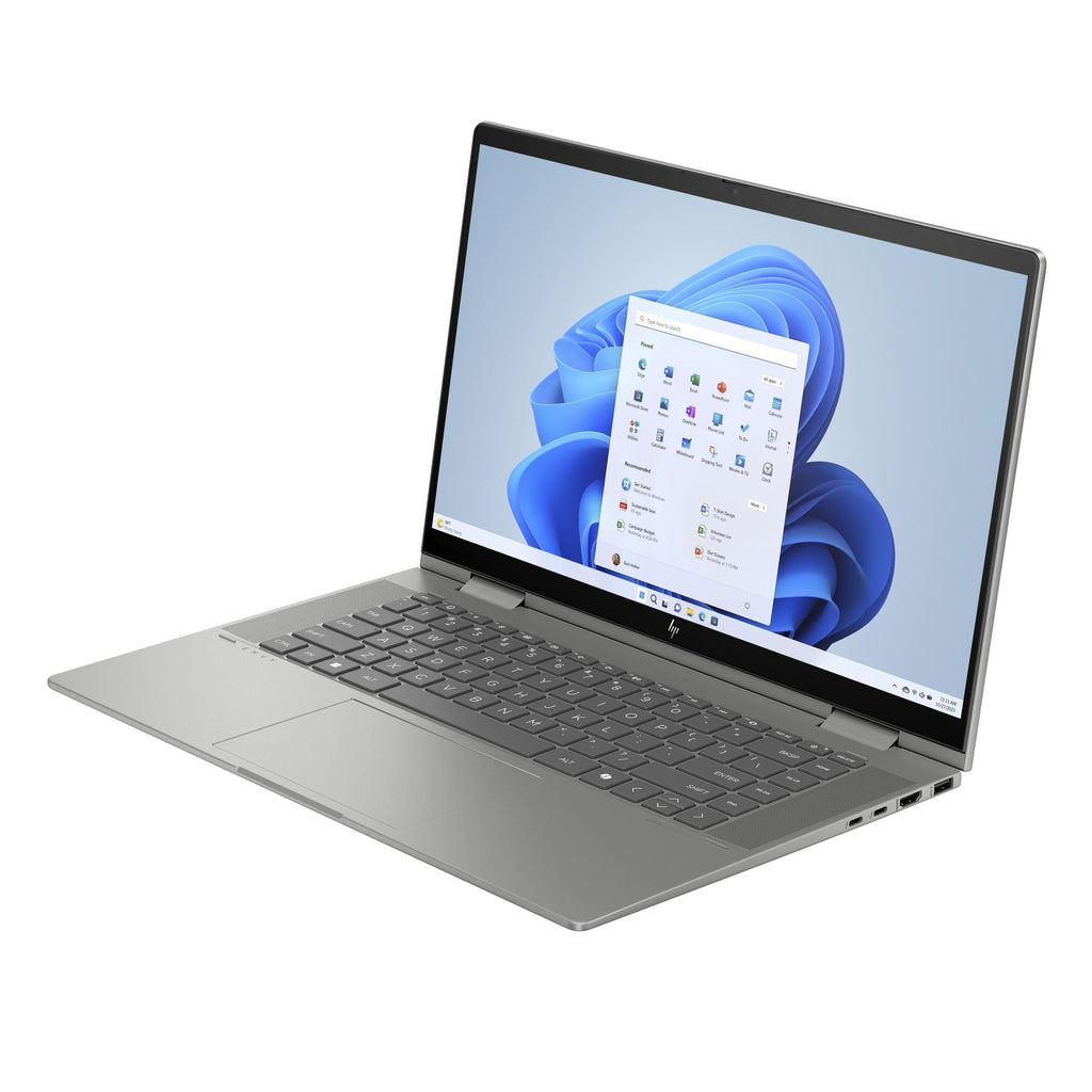 HP ENVY x360 15-FE1057NR 15.6" FHD Touchscreen Laptop, Intel Core Ultra 7 155U, 16GB LPDDR5, 512GB SSD, Windows 11 Home, Mineral silver, 9R1M2UA#ABA