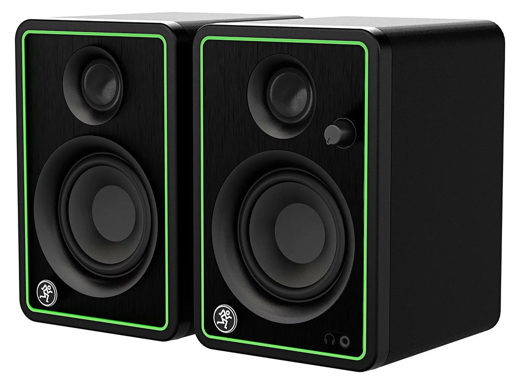 2) Mackie CR3-XBT 3" 50w Bluetooth Reference Studio Monitors + Bluetooth Speaker