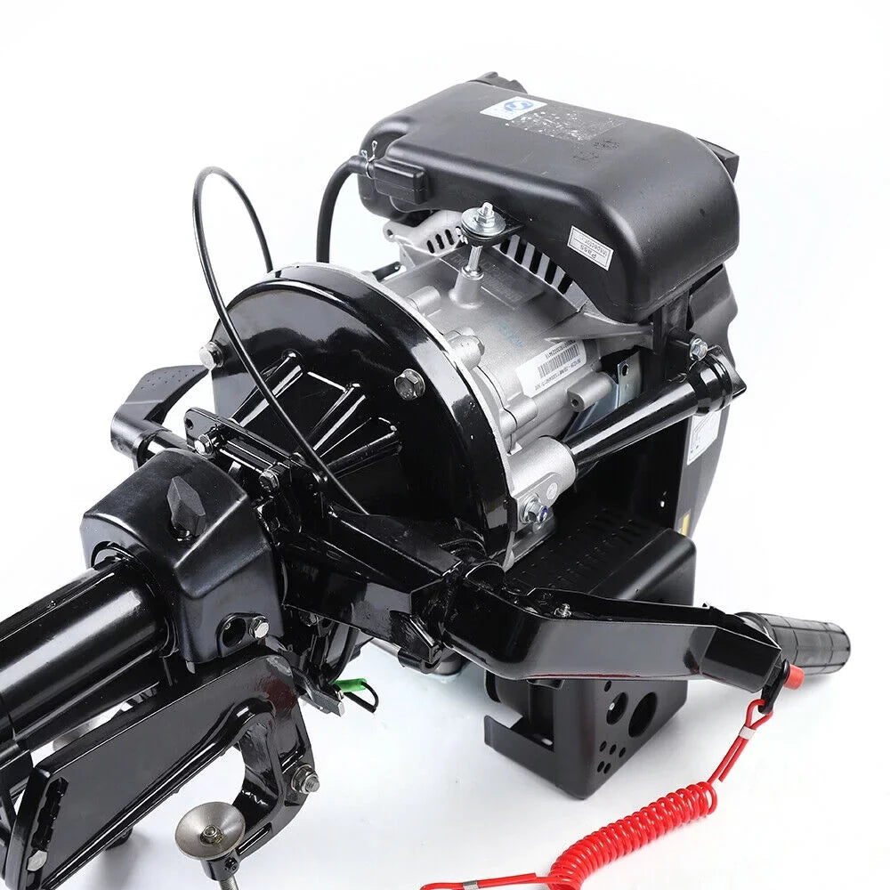 6 HP 4-Stroke Heavy Duty Outboard Motor Fishing Vessel Engine Air Cooling System