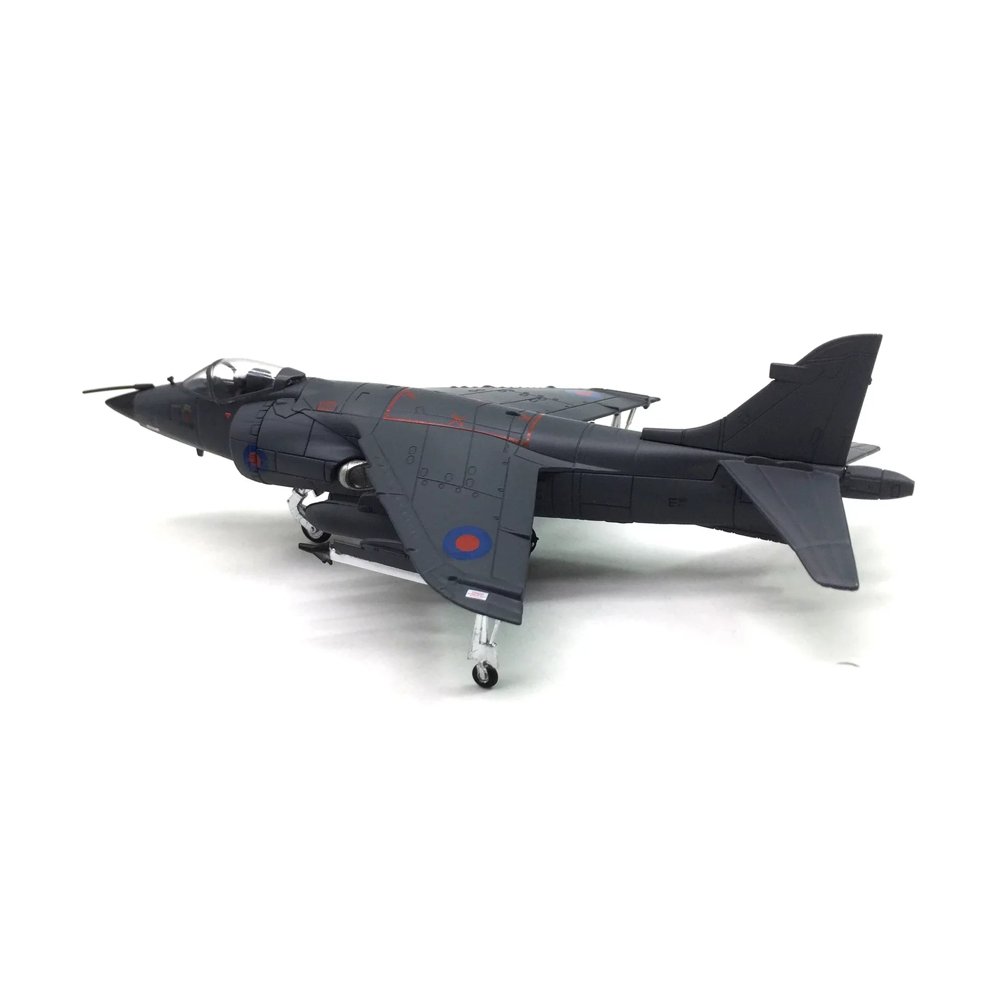 1:72 UK Air Force 1982 Sea Harrier Jet Fighter Model Military Fighter Aircraft Model Alloy Simulation Collection Display