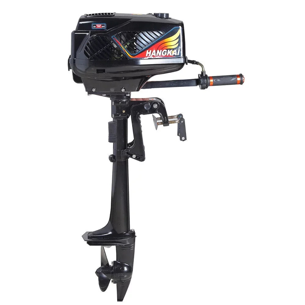 TOOL1SHOoo 3.6HP 2 Stroke Outboard Motor Fishng Ship Motor Engine Water Cooling Short Shaft