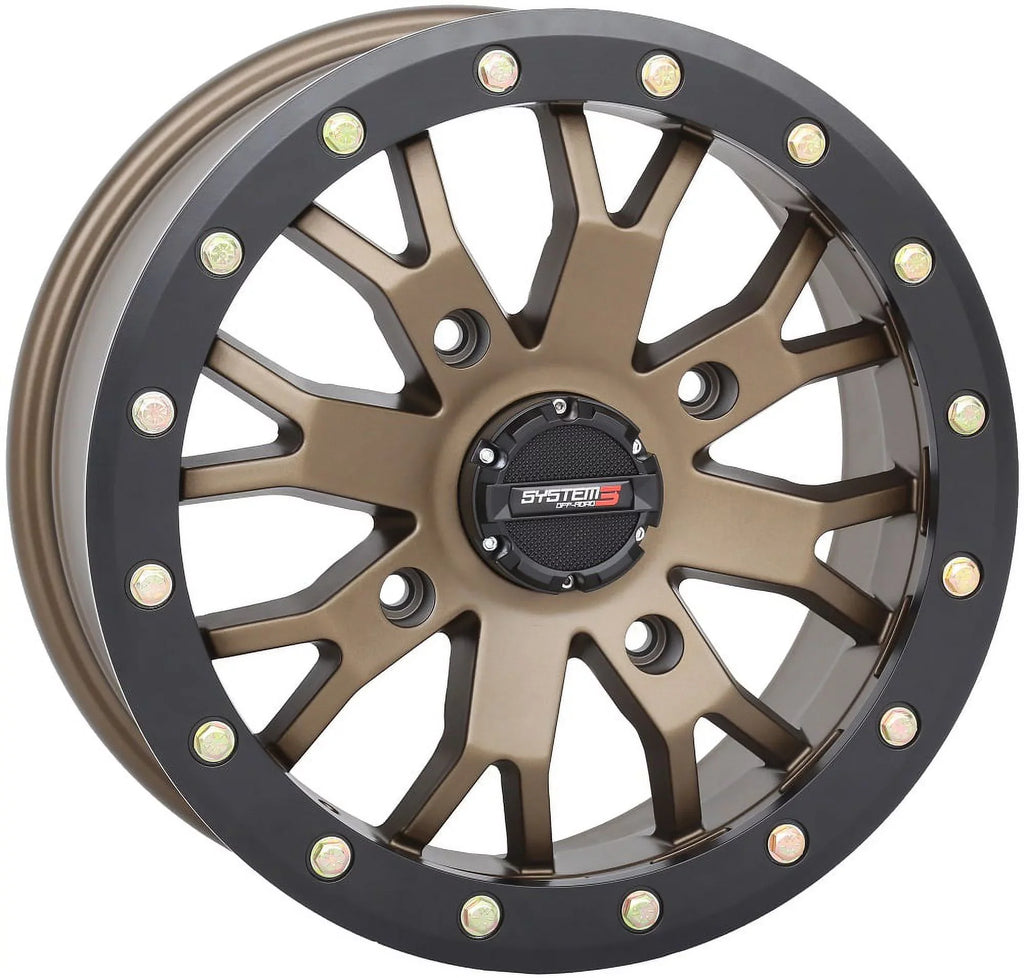 System 3 SB-4 Bronze (6+1) 15" Wheels 32" Trail Saw 2.0 Tires Can-Am Commander Maverick Renegade Outlander Defender