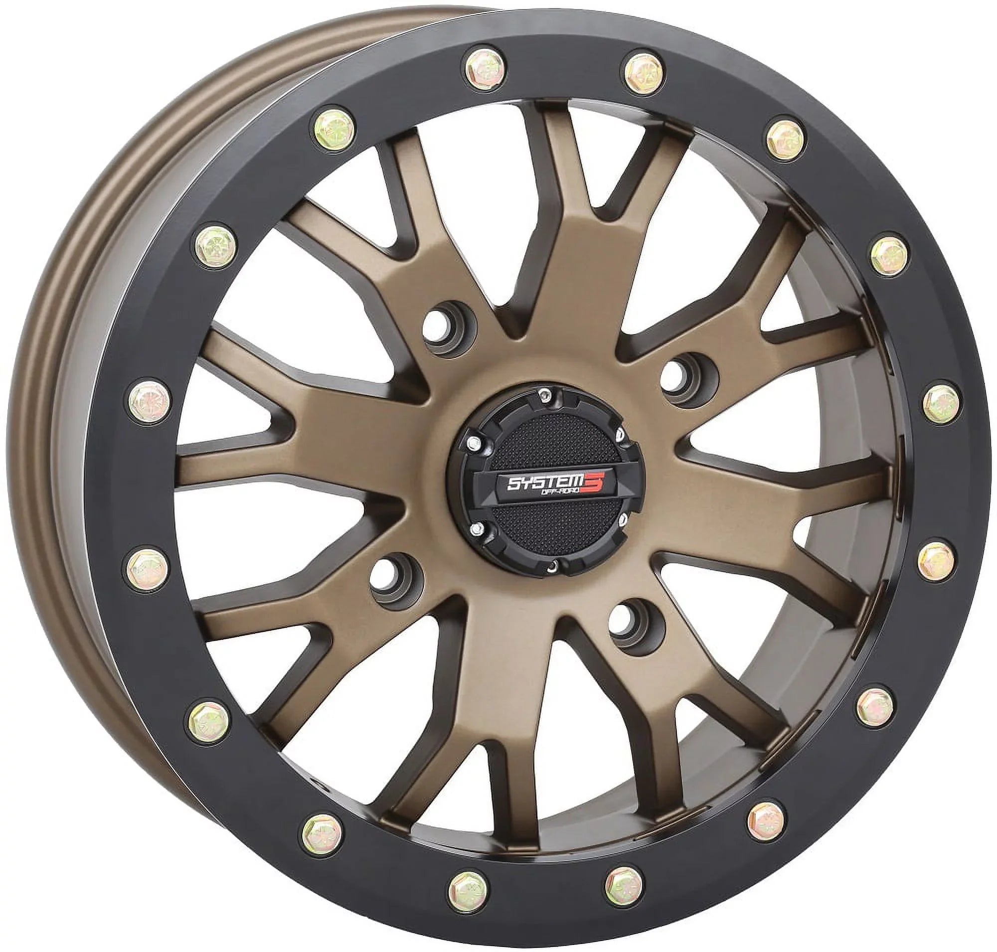 System 3 SB-4 Bronze (6+1) 15" Wheels 32" Trail Saw 2.0 Tires Can-Am Commander Maverick Renegade Outlander Defender