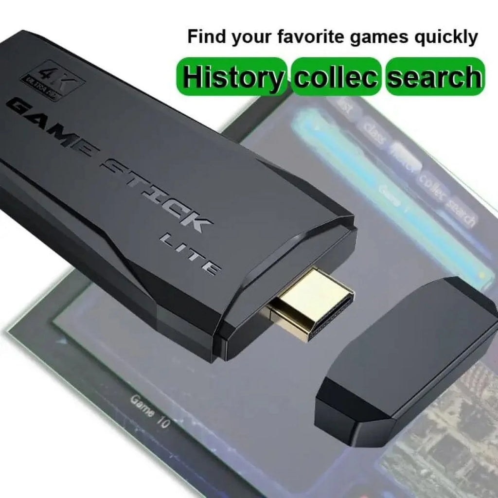 Microea Video Game Consoles 4K 2.4G Double Wireless 20000 Games 64G Retro Classic Gaming Gamepads TV Family Controller For PS1/GBA/MD
