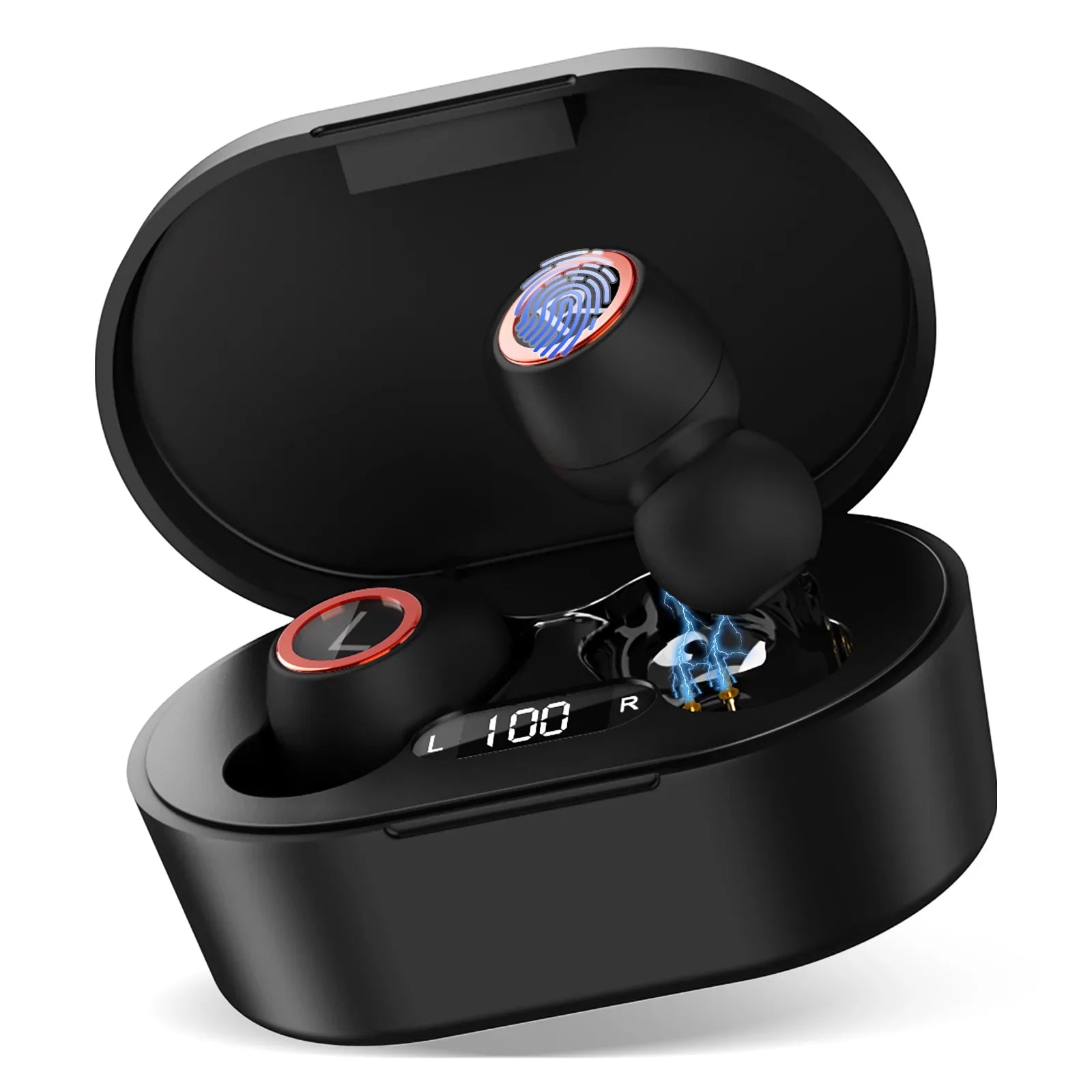 UX923 Wireless Earbuds Bluetooth 5.0 Sport Headphones Premium Sound Caliber Charging Case Digital LED Display Earphones Built-in Mic Headset for nova 6 5G