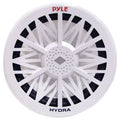 Pyle PLMRW8 8 Inch 400 Watt Peak 4 Ohm Water Strong Marine Subwoofer, White
