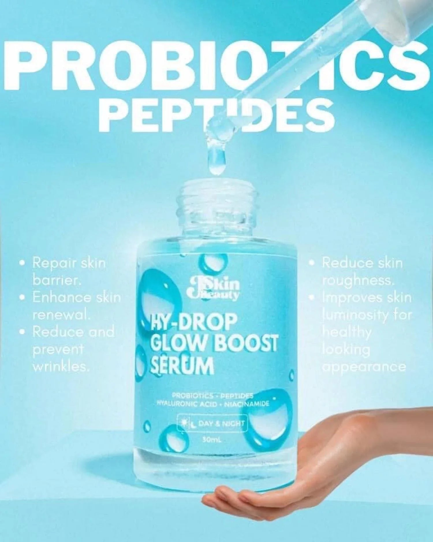 Glowing Skin Combo: JSkin Beauty Hydra Moist Ice Water Sleeping Mask & Hydrop-Glow Boost Serum
