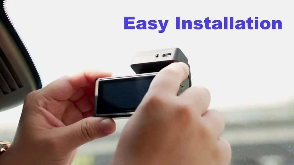 JOMISE Dual Dash Cam Front Rear 4K Full HD Camera Cars Wi-Fi GPS 170° G-Sensor Night Vision