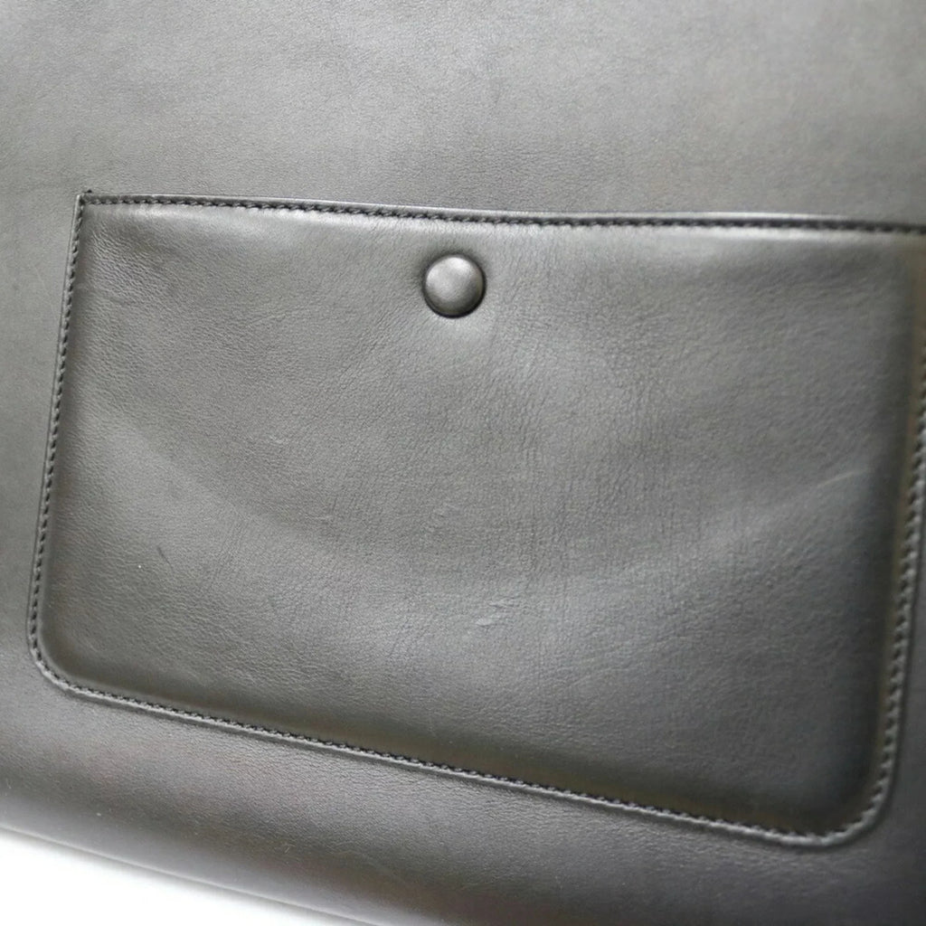 Pre-Owned CELINE Celine Handbag Edge Overseas Large Black Yellow Women's Leather (Fair)