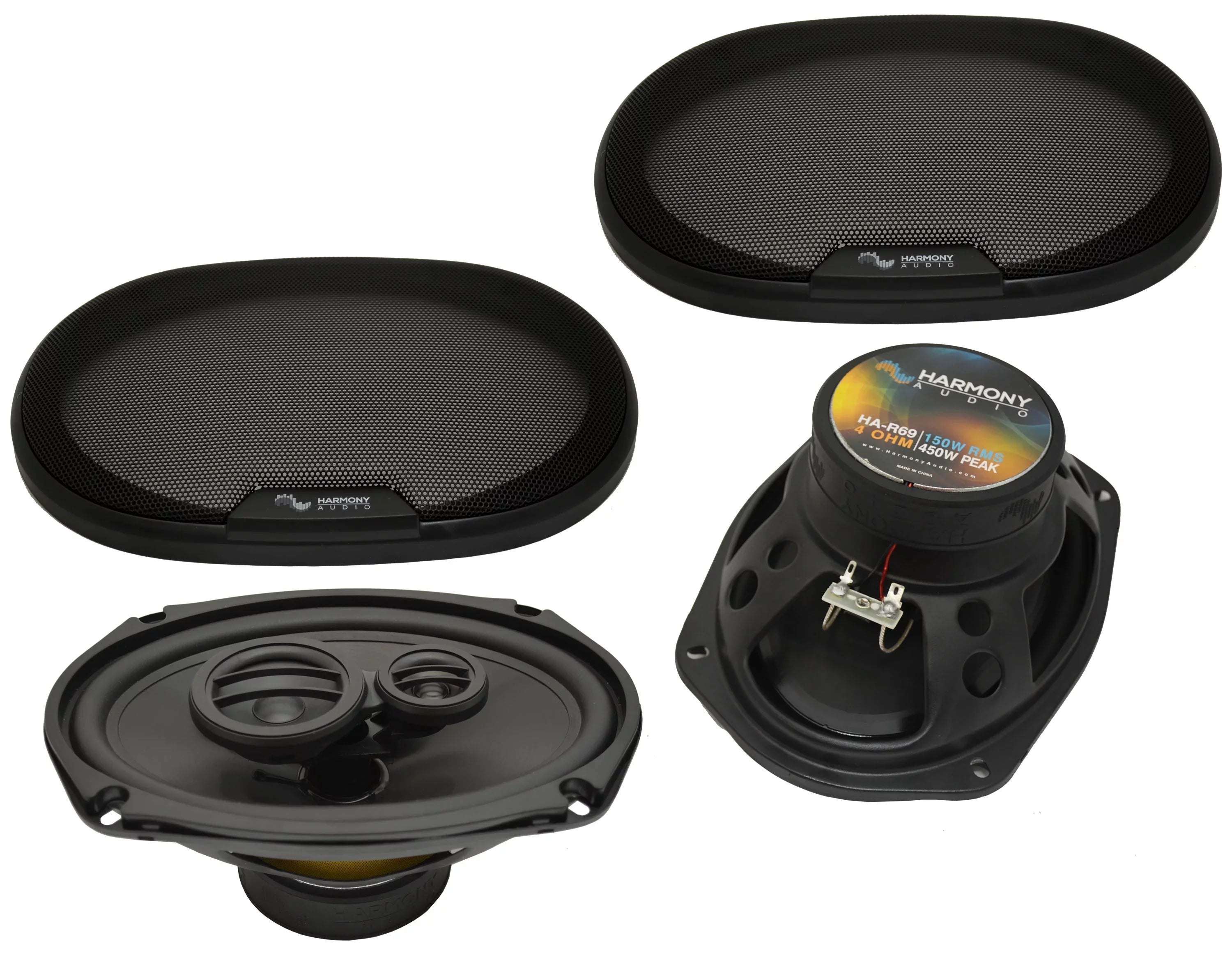 Fits Chrysler 300M 1999-2004 Rear Deck Replacement Harmony HA-R69 Speakers New