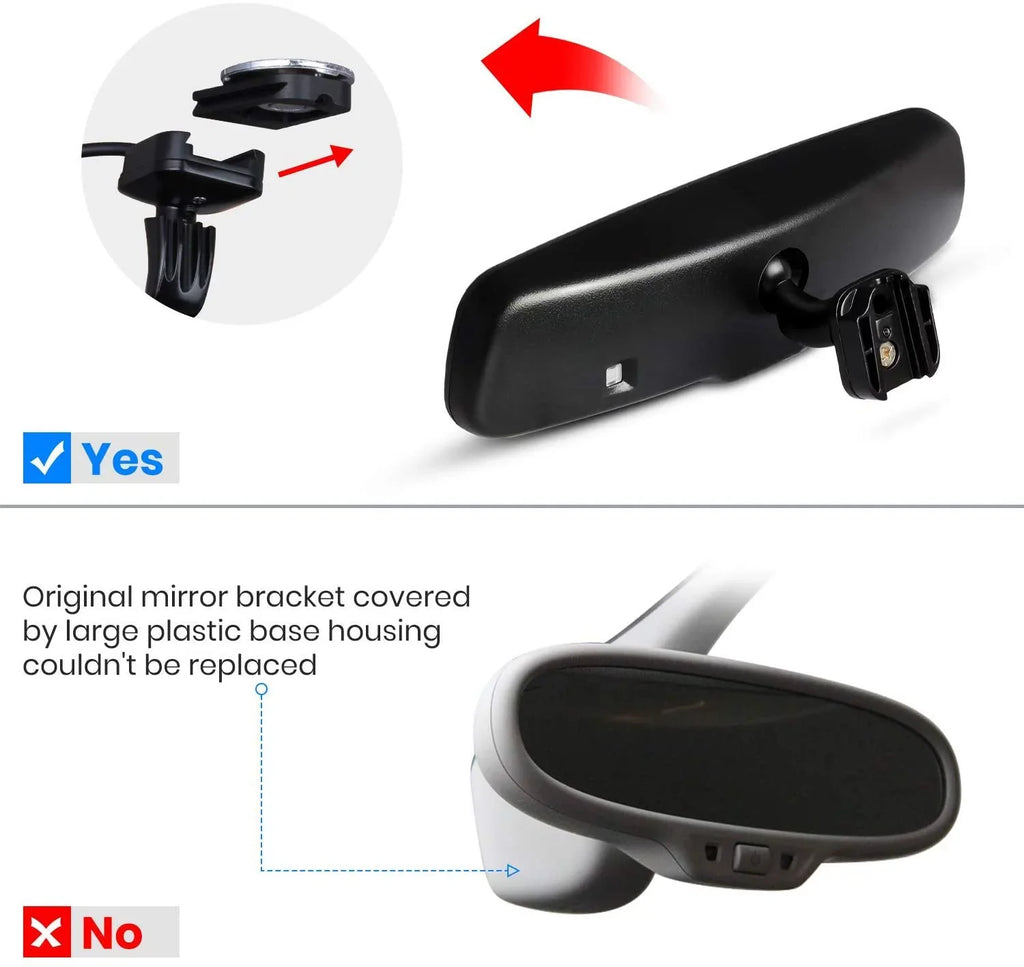 AUTO-VOX T2 Backup Camera for Car/Trucks, OEM Look Rear View Mirror Camera Monitor with IP68 Waterproof Back Up Camera for Parking & Reversing