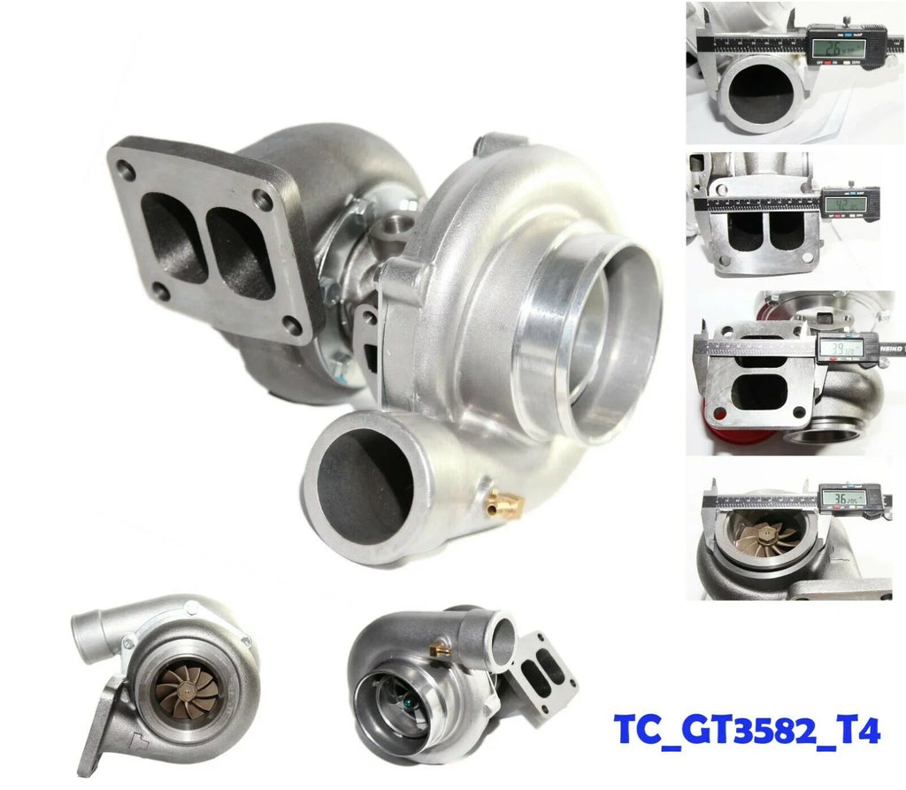 GT35 GT3582 Turbo Turbocharger Turbine 0.63 A/R Quick Spooling T3 Flange GT35 GT3582 Turbo Turbocharger Turbine 0.63 A/R Quick Spooling T3 Flange