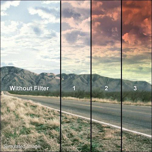 Tiffen 4 x 5.65" Graduated Sunset 3 Filter (Horizontal Orientation)