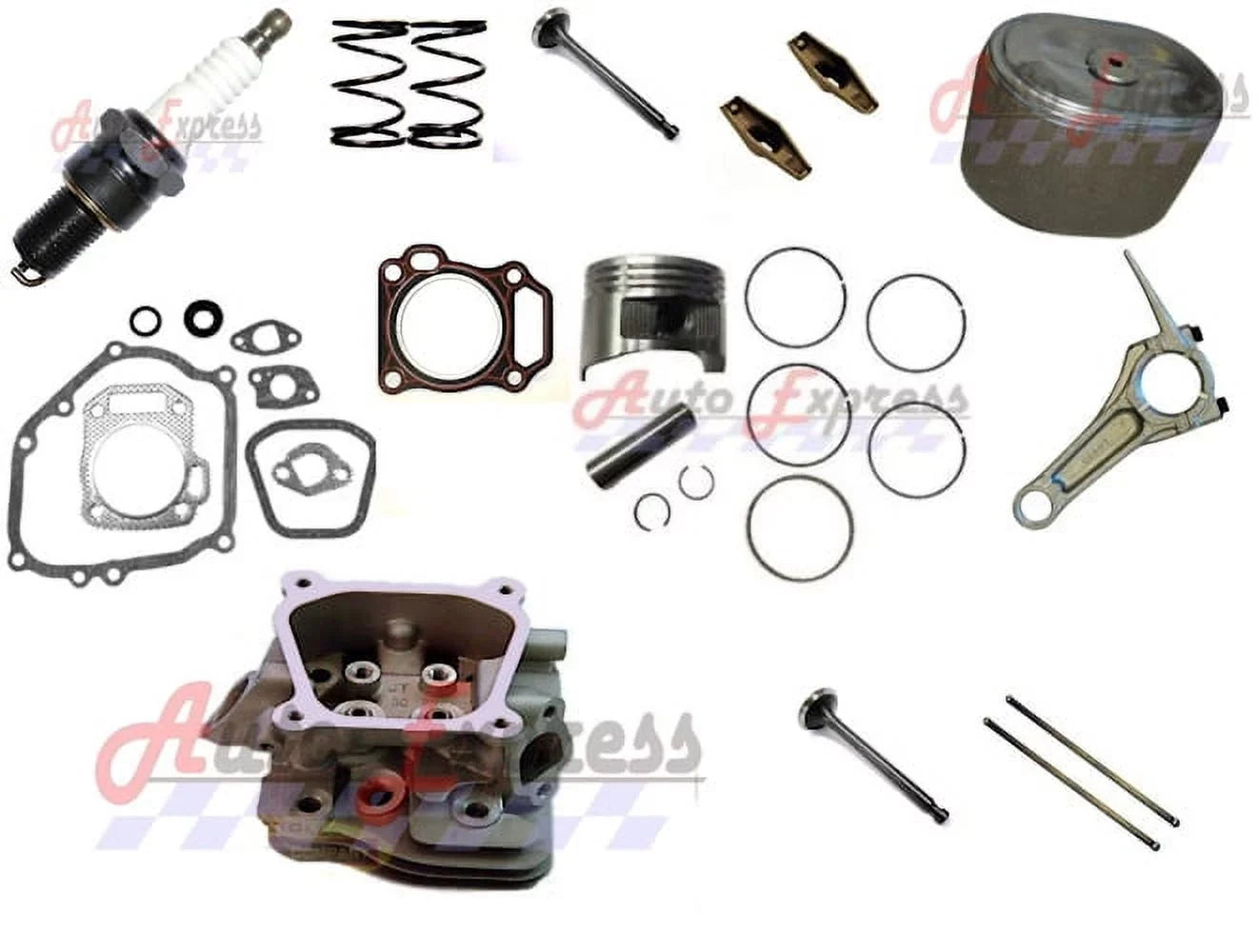 Fits Honda GX390 13HP Piston Kit Air Filter Connecting Rod Cylinder Head Rocker Arms