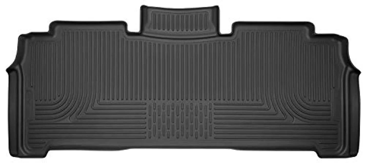 Husky by RealTruck 2nd Seat Floor Liner Fitting with 17-19 Pacifica Matching with select: 2017-2021 Chrysler Pacifica Touring L, 2020-2021 Chrysler Voyager
