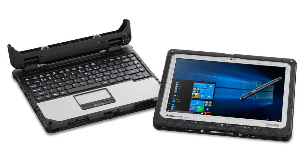 Fully Rugged 12" Panasonic TOUGHBOOK CF-33, Intel i5-7300U, 256GB SSD, 8GB RAM, Win11, WiFi, Bluetooth, Serial Port, Dual-Touchscreen, Dual-Battery, Dual-Camera, Ultra-Bright Display, 1-Yr Warranty
