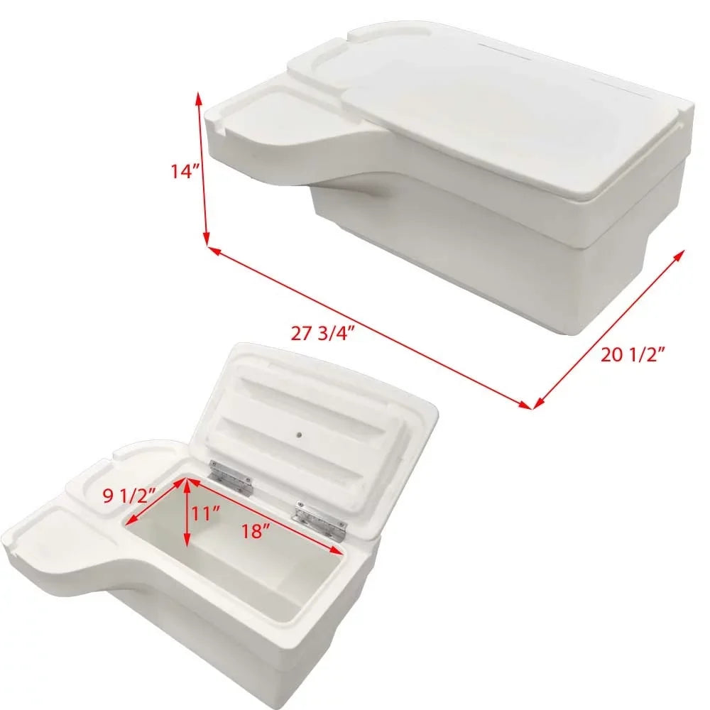 Godfrey Pontoon Ship Storage Console 171304 | Polyethylene (STBD)