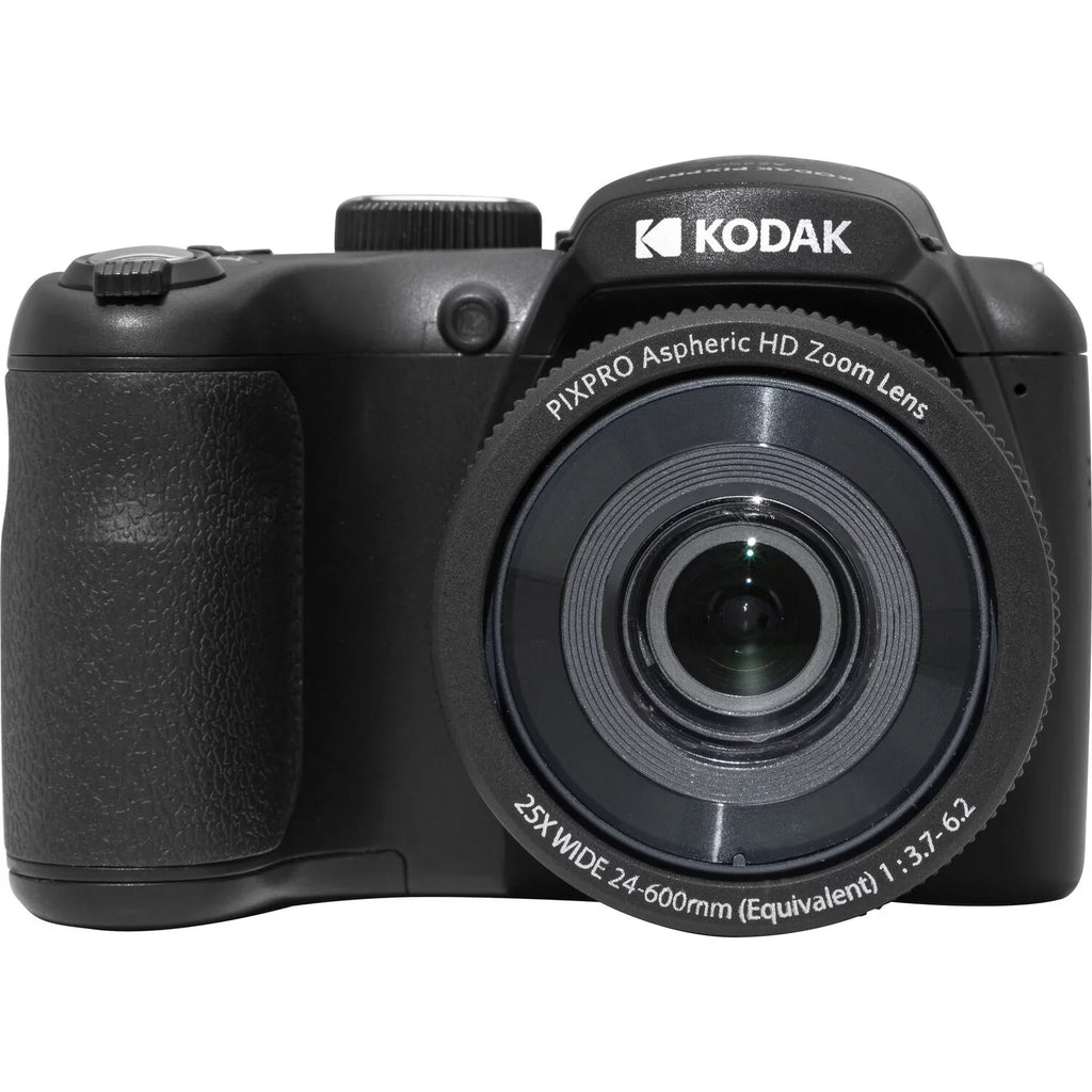 Kodak PIXPRO AZ255 Digital Camera (Black) + Tripod + 1 Yr Warranty - 64GB Kit