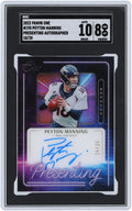 Peyton Manning Denver Broncos Autographed 2022 Panini One Presenting #195 #18/20 SGC Authenticated 8/10 Card - Fanatics Authentic Certified