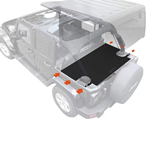 GPCA Cargo Protection LITE PLUS for Wrangler JK 4DR Sport/ Sahara/ Rubicon/ Freedom Unlimited 2007-2018 models (UPGRADED)