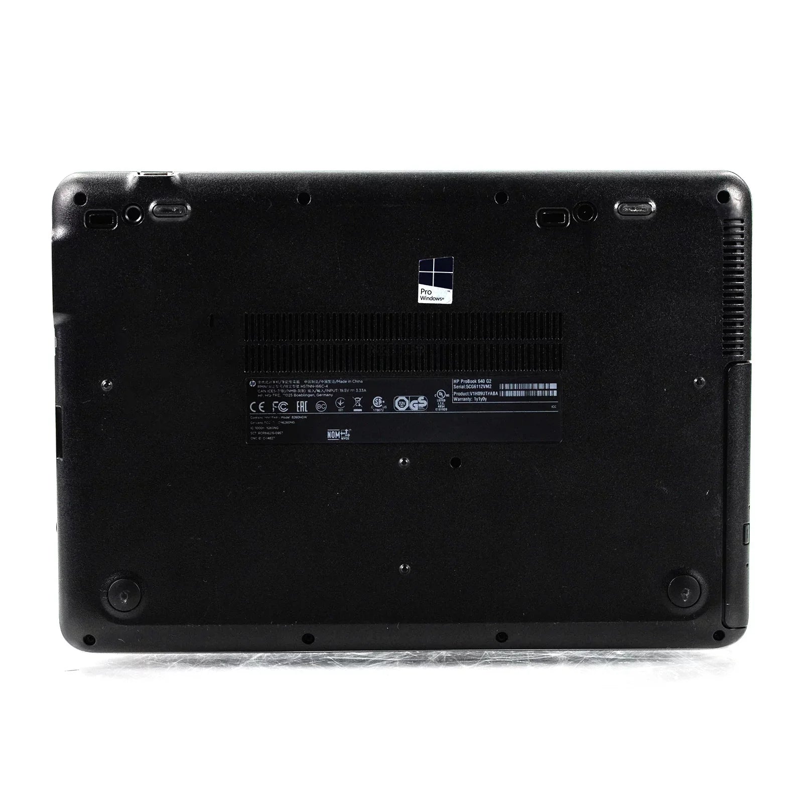 Used HP ProBook 640 G2 14" Laptop Core i7 8GB 256GB SSD 2.5" Integrated Graphics Win 10 Pro 1 Yr Wty B v.WCA