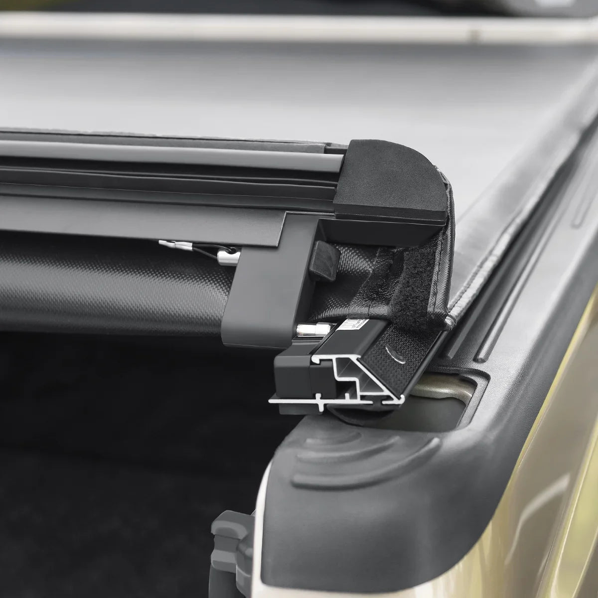 Auto Drive WMT-RU-56001 Soft Roll up Truck Bed Tonneau Coating Fits 2022-23 Toyota Tundra (Excl. Trail Edition) 5'6" Bed (66.7")