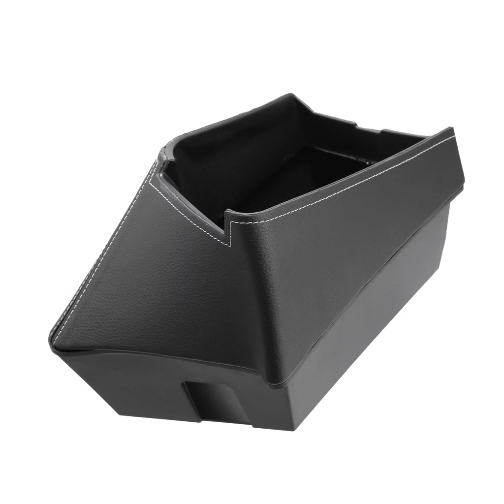 Unique Bargains Car Center Armrest ABS Storage Box Organizer Container Tray Black for BMW X1 F48 for BMW X2 F47 Red Side
