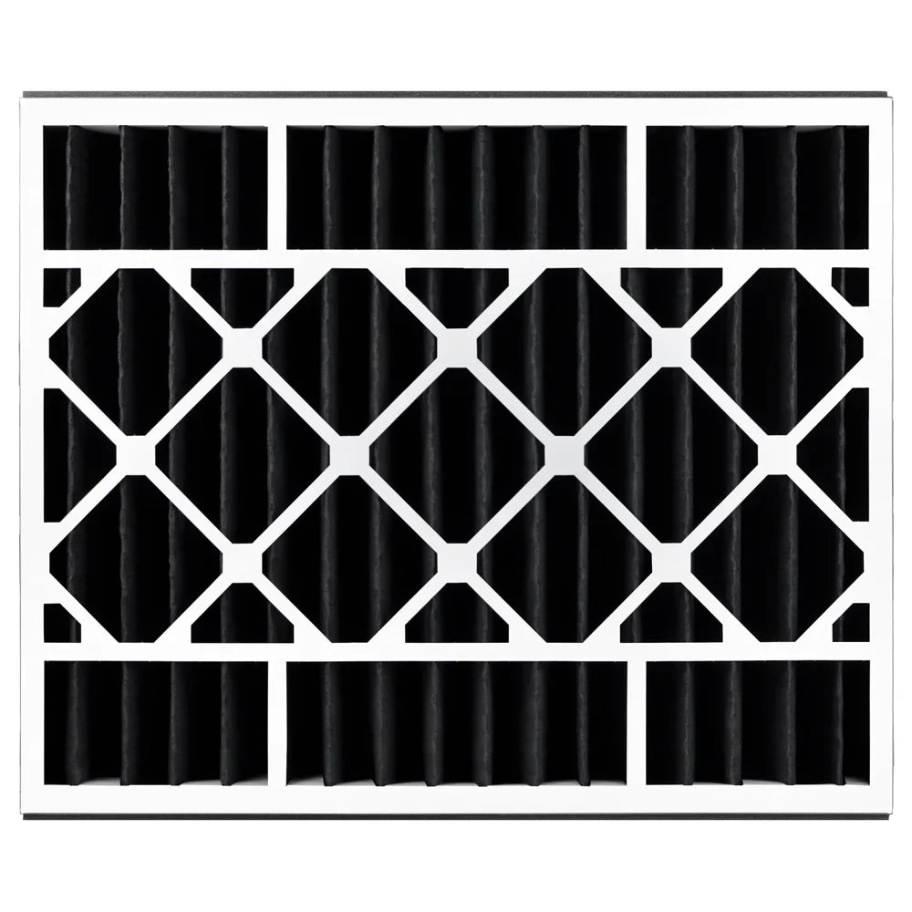 AIRx Filters Odor 20x25x5 Air Filter MERV 8 Replacement for Air Bear Trion 229990-102 248713-102 255649-102 259112-102 to Fit Media Air Cleaner Cabinet Supreme 2000 455602-019 435790-027, 2-Pack