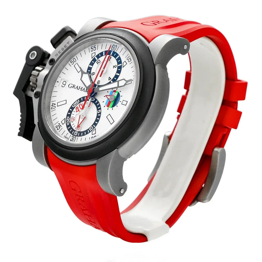Graham RBS 6 Nations Chronofighter Oversize Referee Titanium Rubber Men's Watch