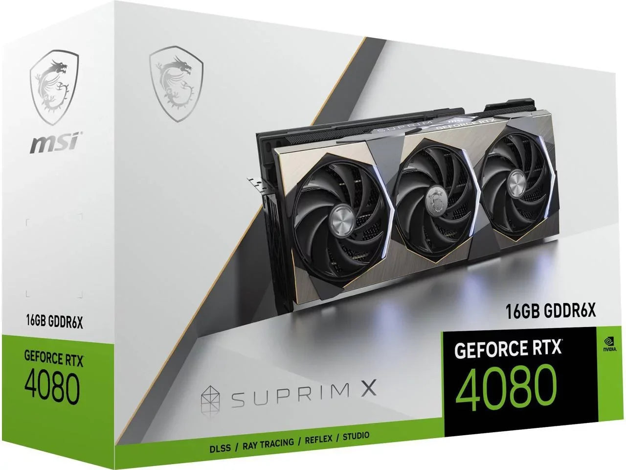 MSI Suprim X GeForce RTX 4080 16GB GDDR6X PCI Express 4.0 Video Card RTX 4080 16GB SUPRIM X