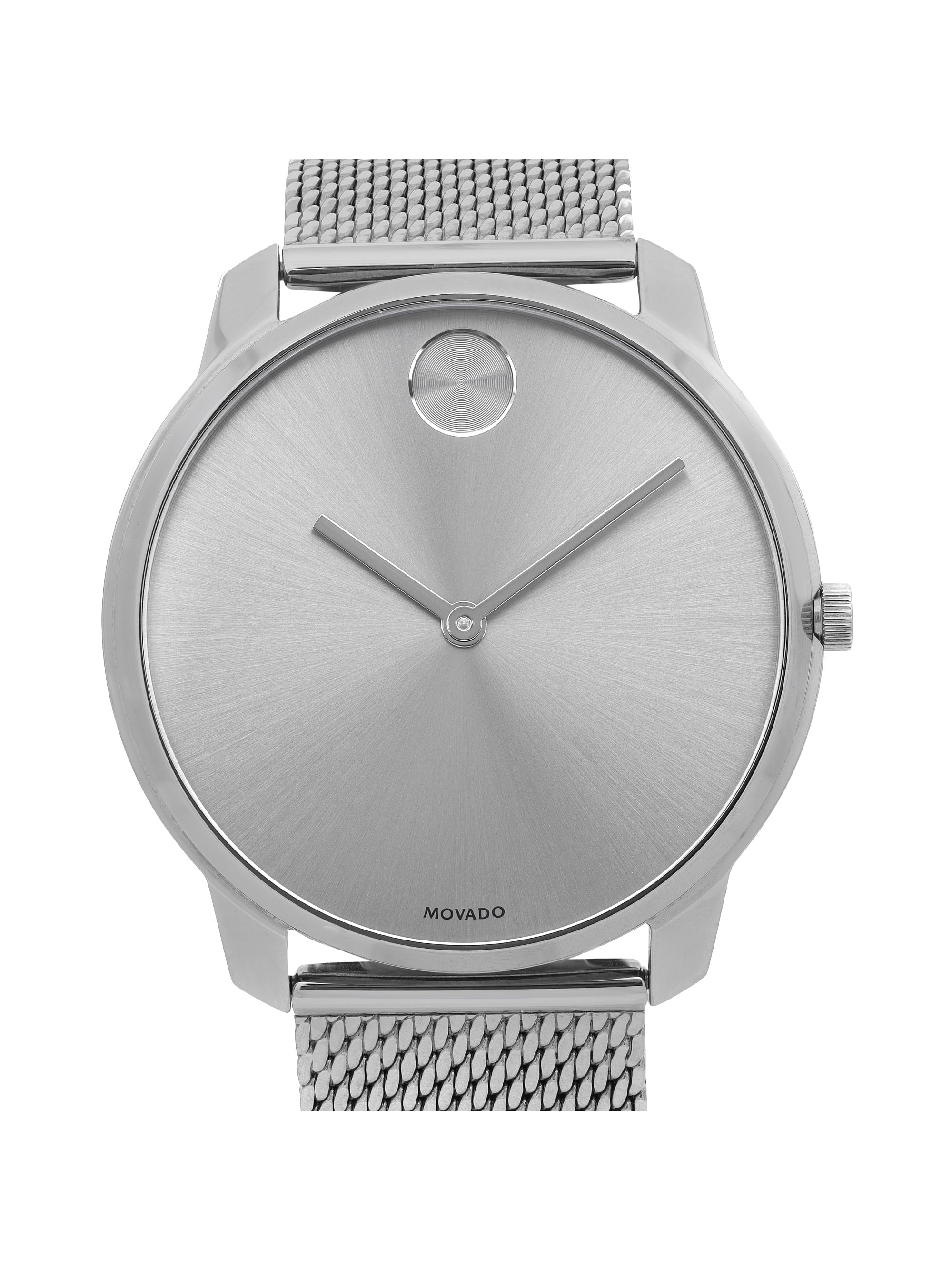 Movado Bold 40mm Grey Ion-Plated Stainless Steel Gray Dial Mens Watch 3600599