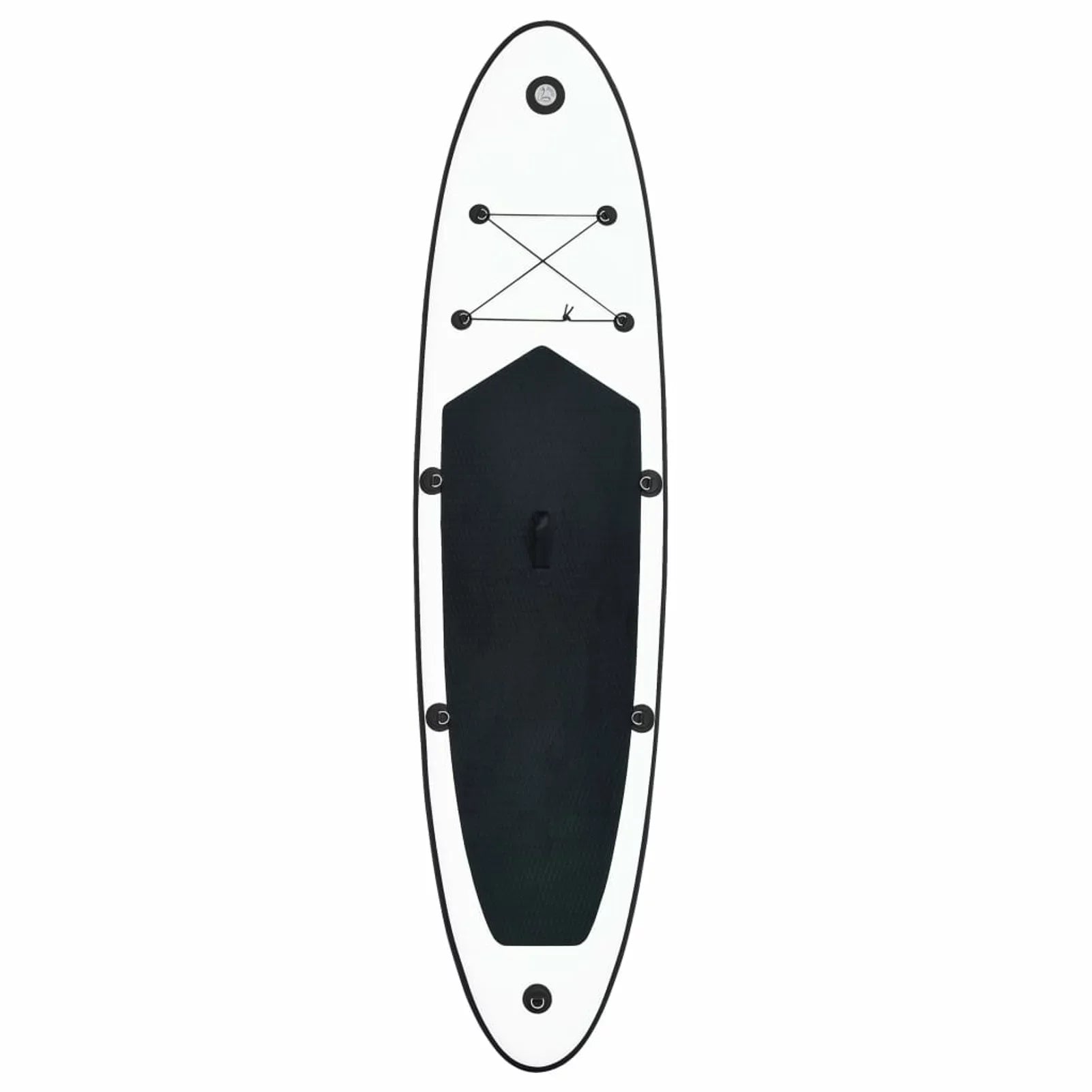 OWSOO Inflatable Paddle Board Set Black and White
