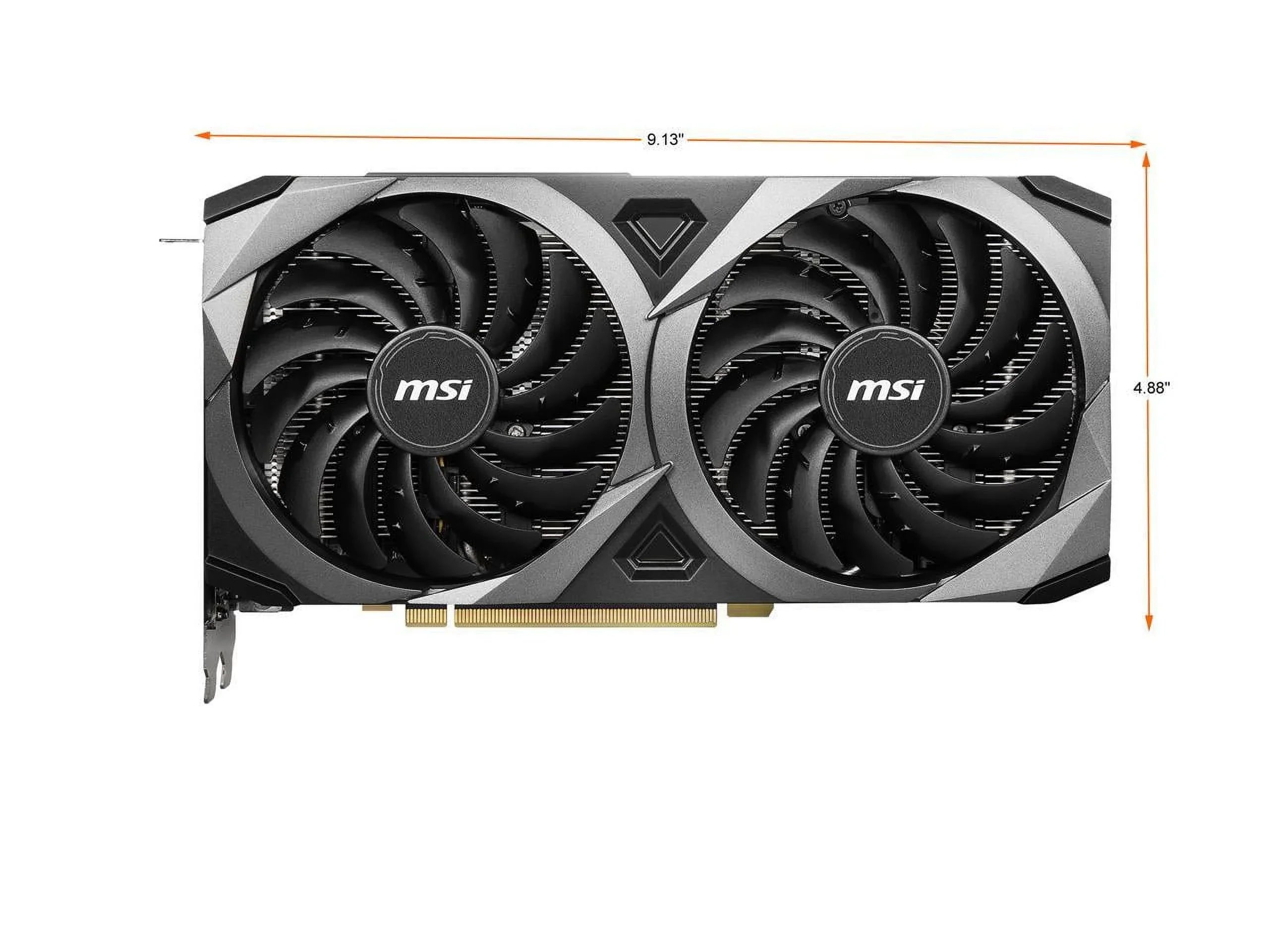Used MSI Ventus GeForce RTX 3070 8GB GDDR6 PCI Express 4.0 Video Card RTX 3070 Ventus 2X 8G OC LHR