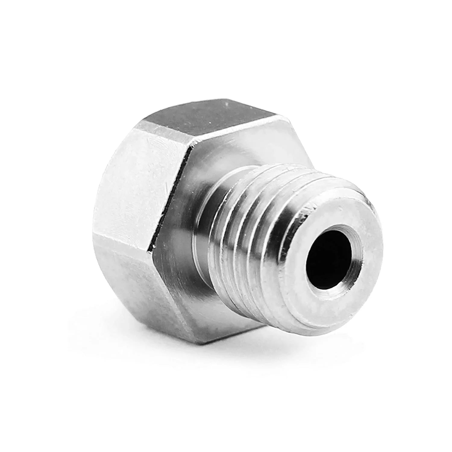 Micro Swiss Plated Wear Impervious Nozzle for Creality CR-10S Pro/CR-10 MAX Original hotend ONLY (M6x.75mm Threads) (.8mm)