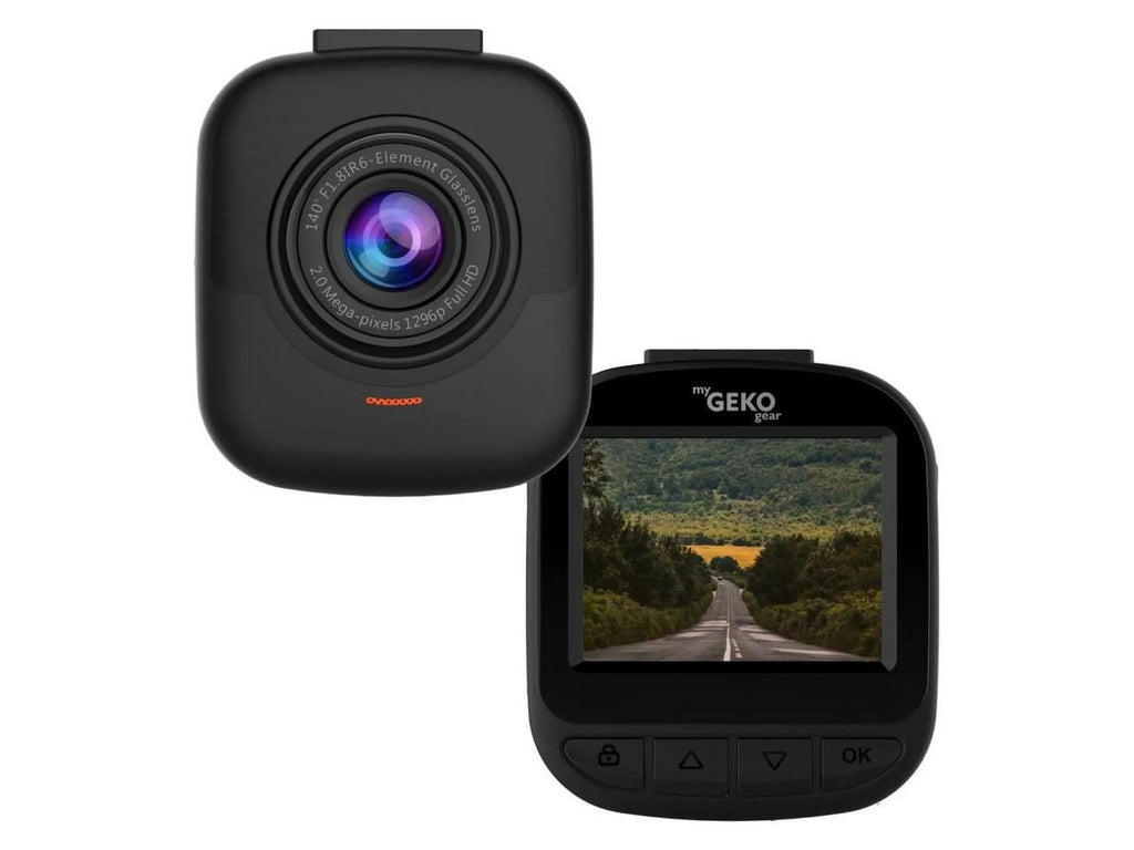 Papago GEKO Orbit 530 1296p Dash Cam with Night Vision and 16GB Micro SD Card