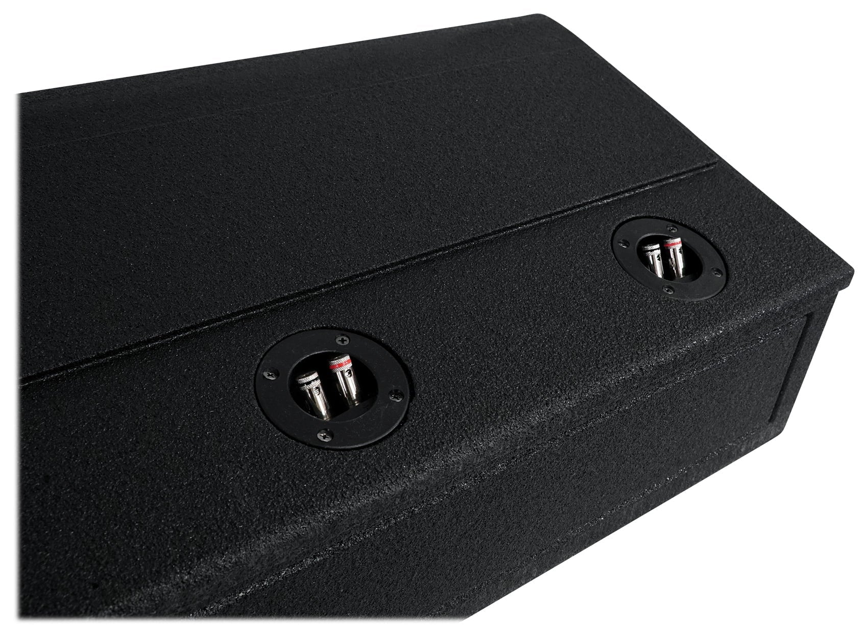 Rockville REC120 Quad 8" Ported Bedlined Sub Box For 2007- CURRENT GM Crew Cab