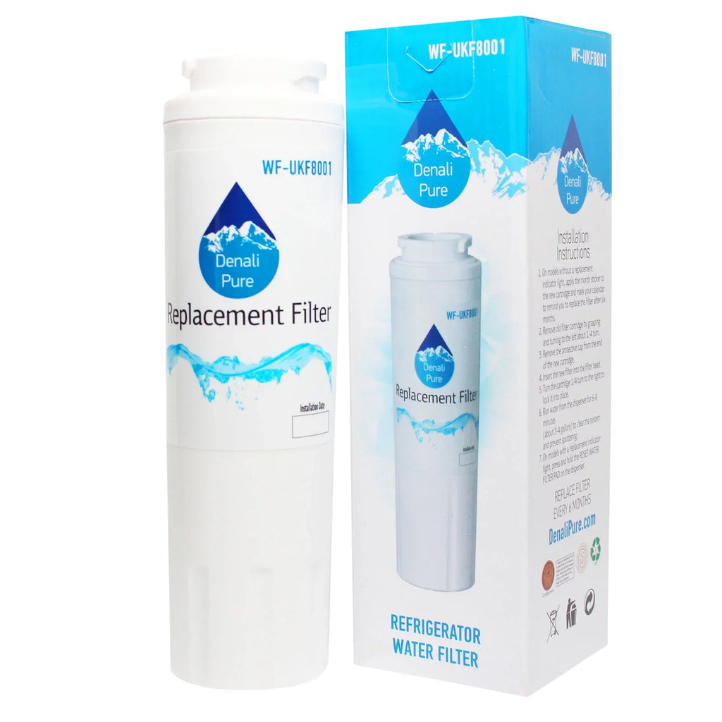 4-Pack Replacement for Amana ARB9058CB Refrigerator Water Filter - Suitable with Amana UKF8001AXX Fridge Water Filter Cartridge